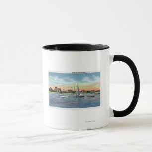 Taza Veleros en la bahía de Lewis, opinión de la play