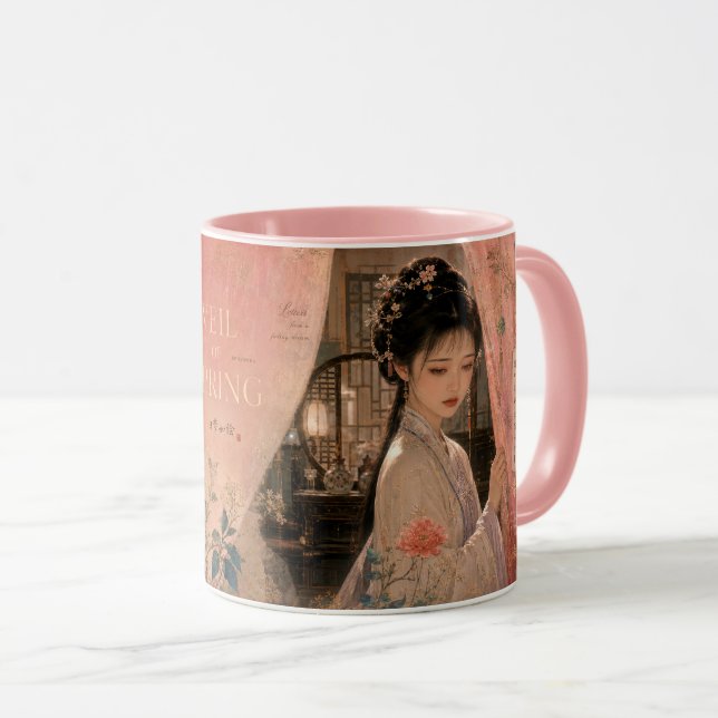 TAZA VELO DE PRIMAVERA. (Anverso derecho)
