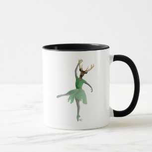 Taza Venado de ballet en verde