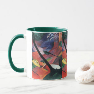 Taza Venado en el bosque II por Franz Marc; Reh im Wald