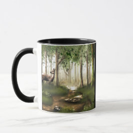 Taza Venado en los bosques