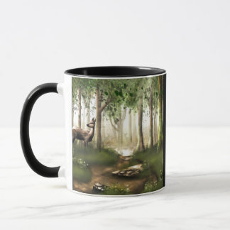 Taza Venado en los bosques