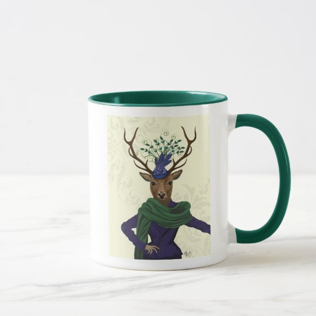 Taza Venado y fascinador 2 (Derecha)
