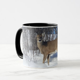 Taza Vendedor blanco con cola personalizada