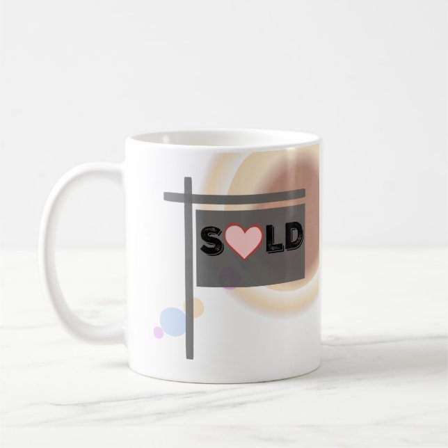 Taza VENDIDA agentes inmobiliarios del Rótulo (Izquierda)