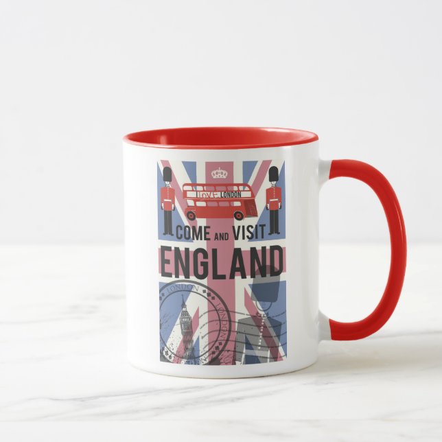 Taza Venga visitar Inglaterra (Derecha)