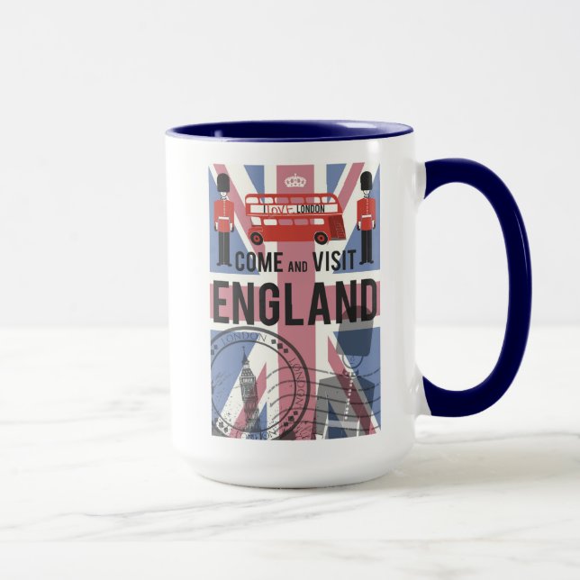 Taza Venga visitar Inglaterra (Derecha)