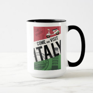 Taza Venga visitar Italia
