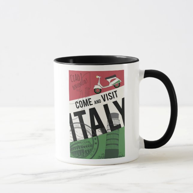 Taza Venga visitar Italia (Derecha)