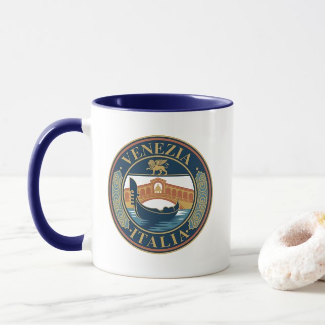 Taza Venice Italy (Con donut)