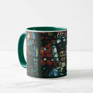 Taza Ventana de vidrio emplomado de iglesia religiosa v