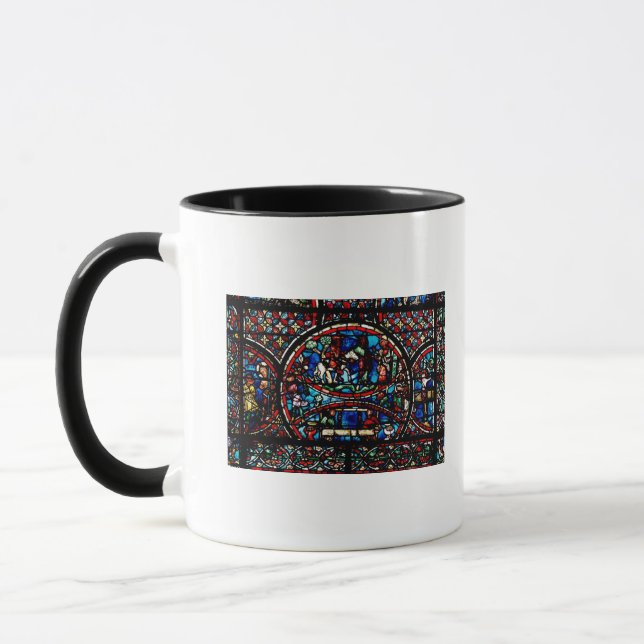 Taza Ventana que representa al buen samaritano (Izquierda)