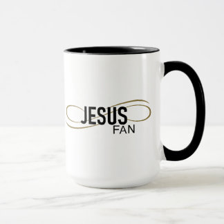 Taza Ventilador Jesús con tazón de café Swirl