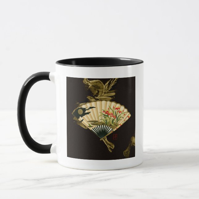 Taza Ventilador oriental con borde horizonte (Izquierda)