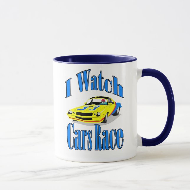 Taza Veo Carrera de Coches (Derecha)
