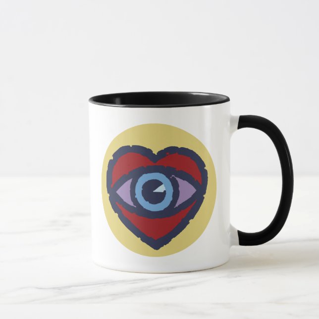 TAZA VER CON SU CORAZÓN V2 (Derecha)