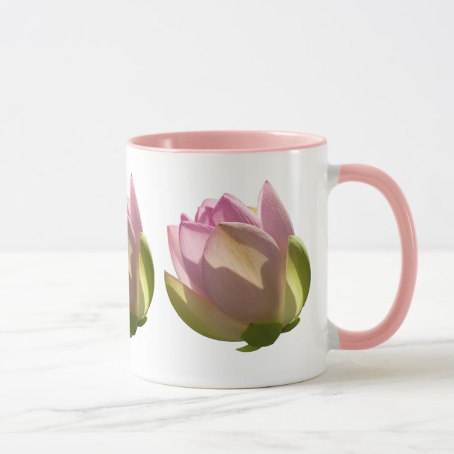 Taza Verano de flores rosadas de Lotus (Derecha)