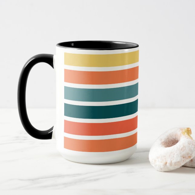 Taza Verano de las franjas '77 (Con donut)