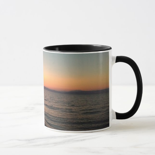 Taza Verano de sol Negro 325 ml Ringer Combo Mug (Derecha)