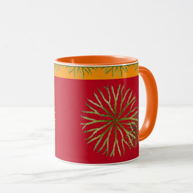 Taza Verano indio a 11 oz. Mug combinado (M) (Anverso derecho)
