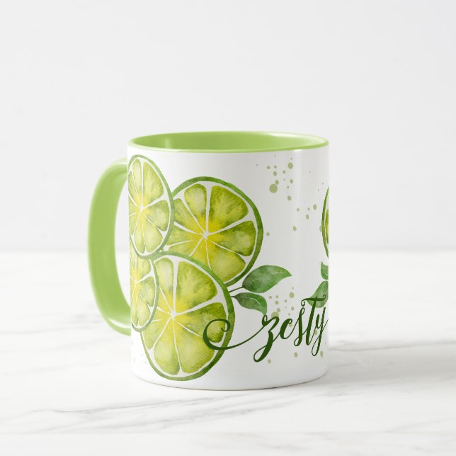 Taza Verano Lime (Anverso izquierdo)