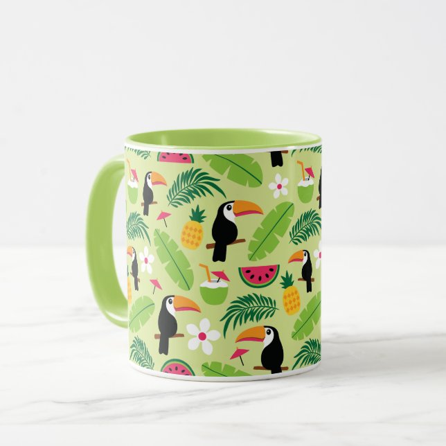 Taza Verano tropical de Toucan (Anverso izquierdo)