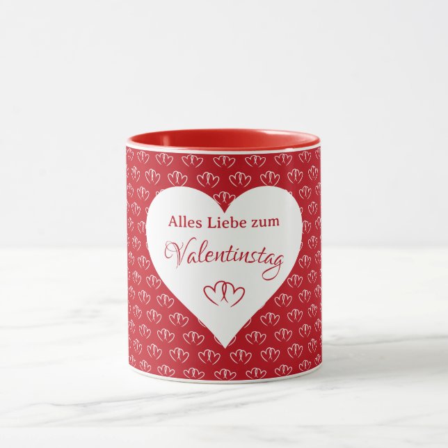 Taza Verbundene Herzen mit Valentinsgruß -  (Centro)