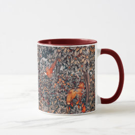 Taza VERDAD, ANIMALES FORESTALES Pheasant, Red Fox, Flo