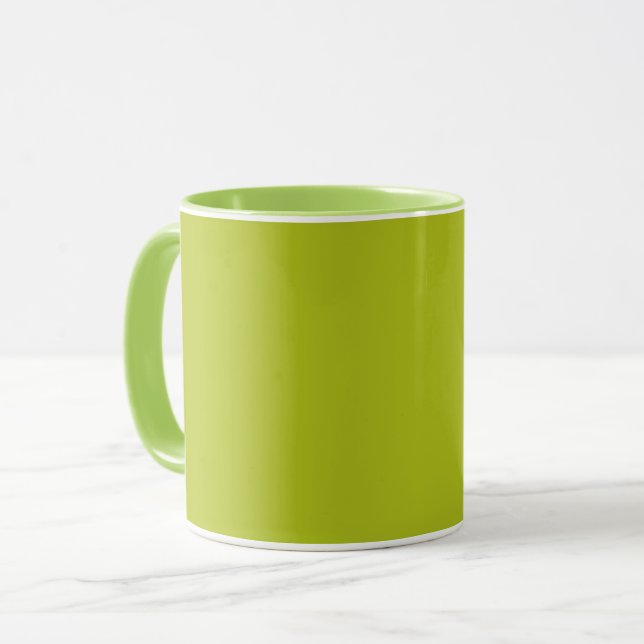 Taza Verde ácido (color sólido) (Anverso izquierdo)