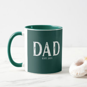 Taza Verde Cazador Año de Establecimiento del Papá