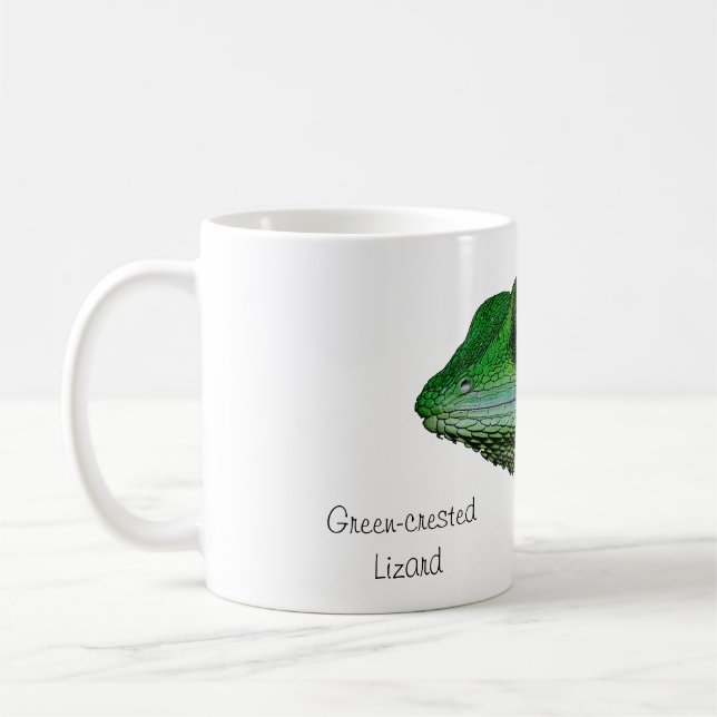 taza Verde-con cresta del lagarto (Izquierda)