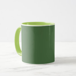 Taza Verde de alcachofa (color sólido)