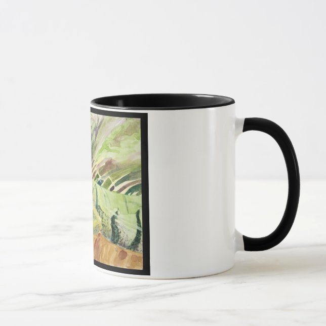 Taza verde de la iguana de Sheguana (Derecha)