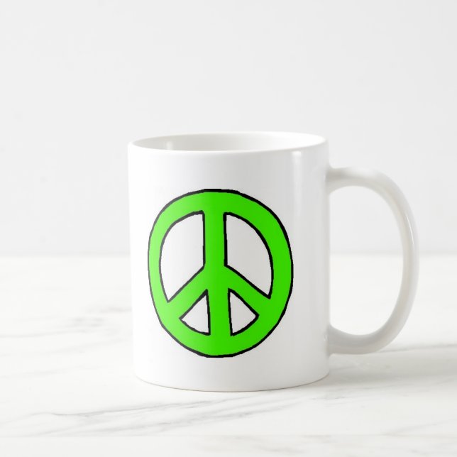 Taza verde de la paz (Derecha)
