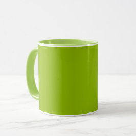 Taza Verde de manzana (color sólido)