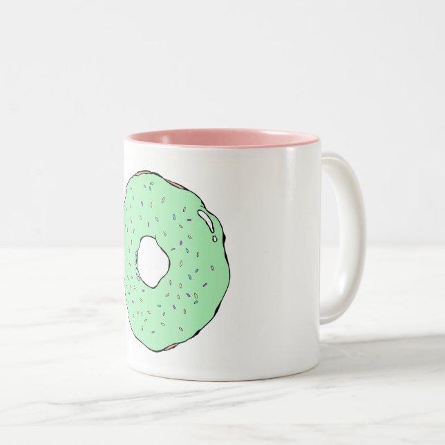 Taza verde del buñuelo (Anverso derecho)