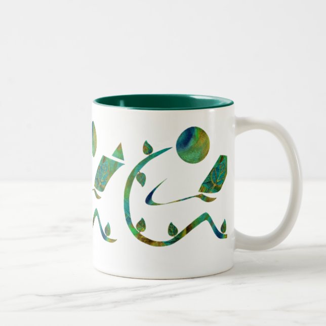 Taza verde del lector (Derecha)