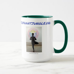 Taza Verde jungla elefante