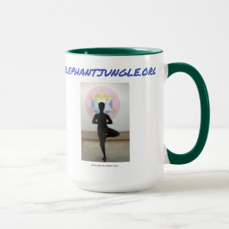 Taza Verde jungla elefante