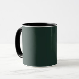 Taza Verde oscuro