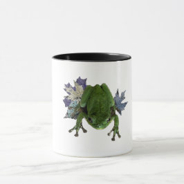 Taza verde rana