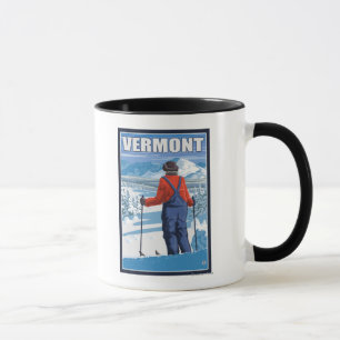 Taza VermontSkier que admira la visión