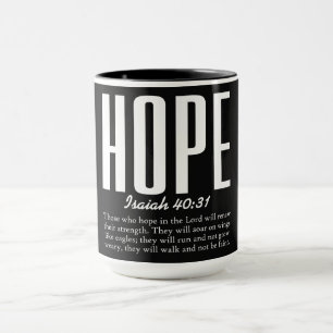 Taza Versículo bíblico cristiano inspirador