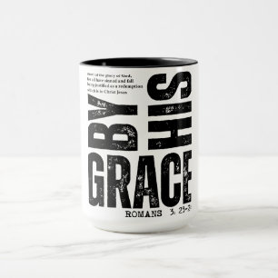 Taza Versículo Bíblico Inspirador/Salvo Por Su Gracia