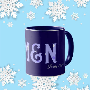 Taza Versículo de la Biblia Tipografía moderna personal