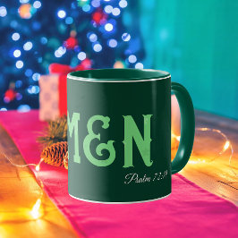 Taza Versículo de la Biblia Tipografía Moderna Personal