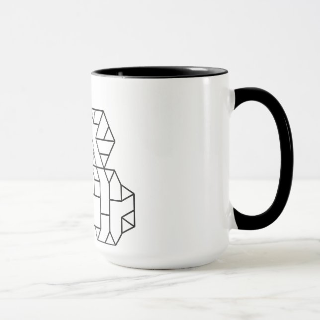 Taza Versiones de tercer grado Geek Mug Blanco (Derecha)