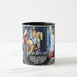 Taza Verso de la Biblia con la imagen de William Morris