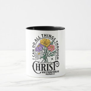 Taza Verso de la Biblia Cristiana inspiradora
