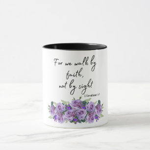 Taza Verso de la Biblia Cristiana inspiradora